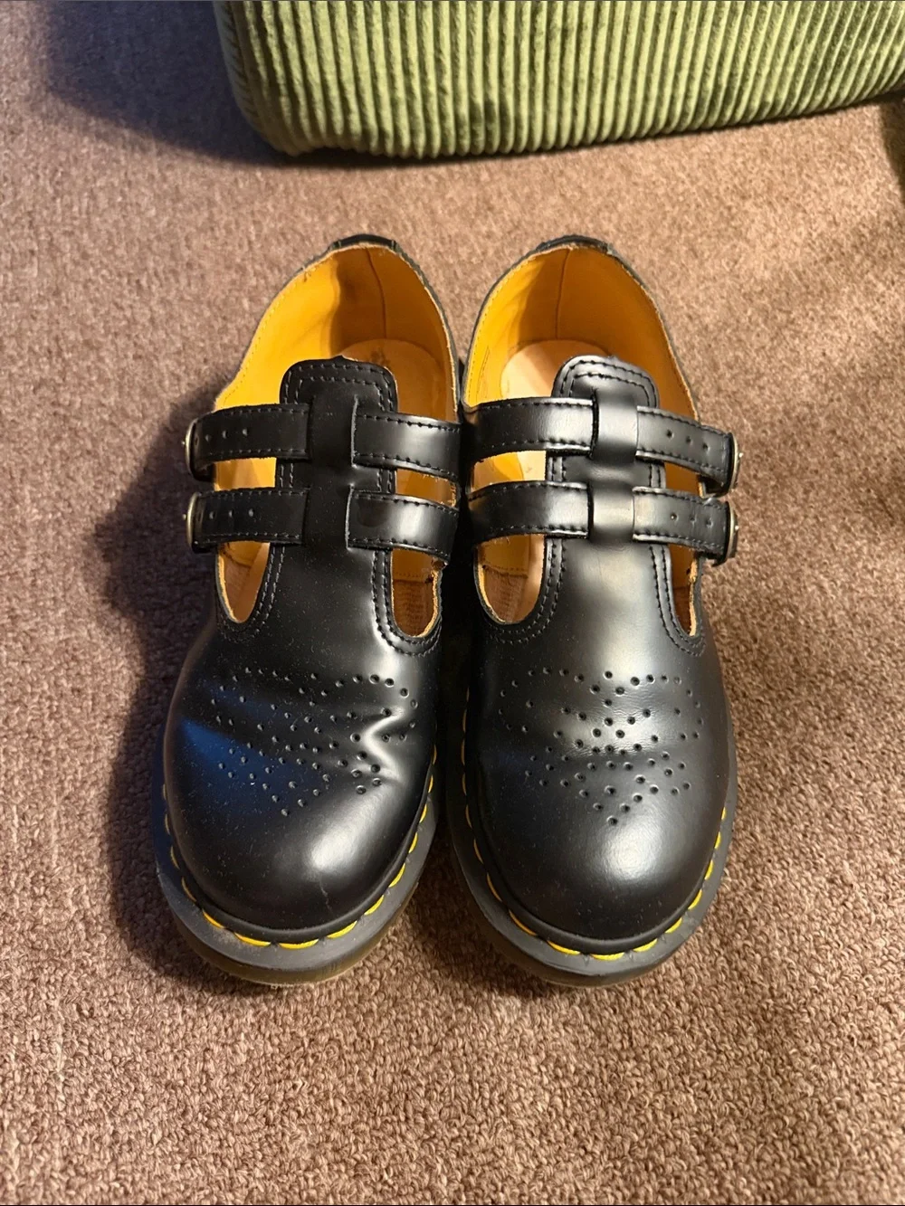 8065 Black leather Mary Jane’s Dr. Martens